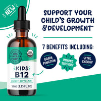Vimergy Kids Vitamins Kids Organic Liquid B12