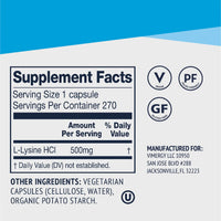 Vimergy Vitamins & Supplements L-Lysine