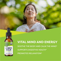Vimergy Vitamins & Supplements Organic Liquid Lemon Balm