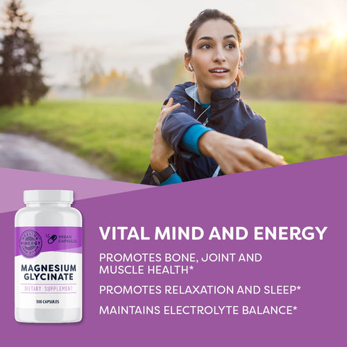 Magnesium Glycinate Vimergy Supplements Vitamins 