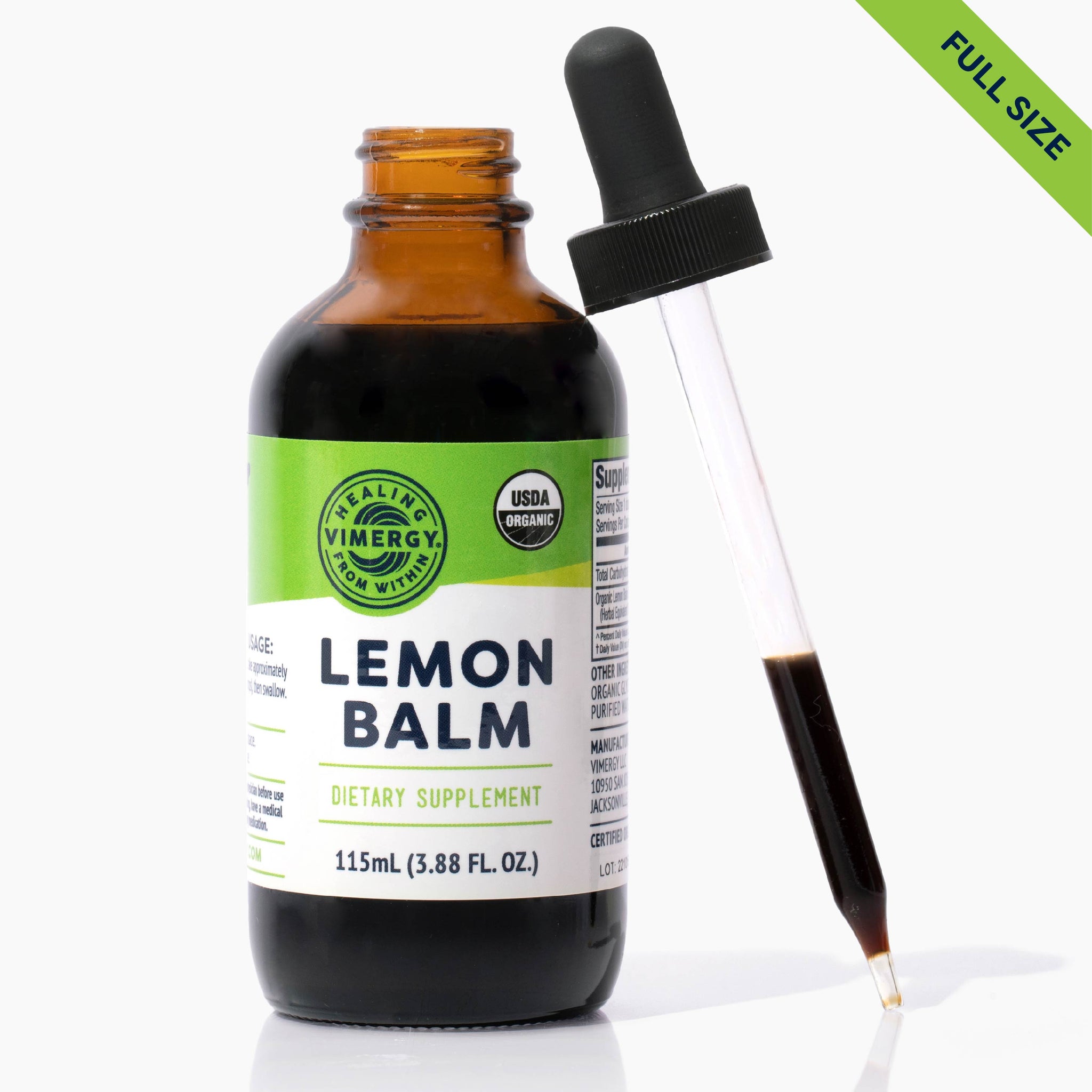 Organic Lemon Balm Vimergy Supplements Vitamins |pdp_img_gallery_full