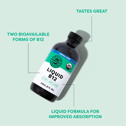 Organic Liquid B12 Vimergy Supplements Vitamins 