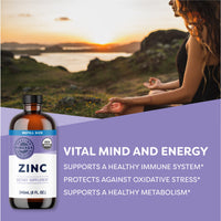 Organic Liquid Zinc Vimergy Supplements Vitamins 