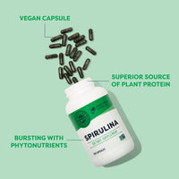 USA Grown Spirulina Caps Vimergy Supplements Vitamins