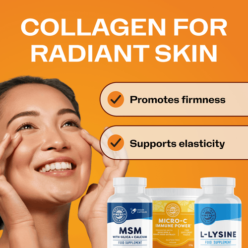 Collagen Replensih KIT VIMERGY Supplements Vitamins vitamin c msm l-lysine