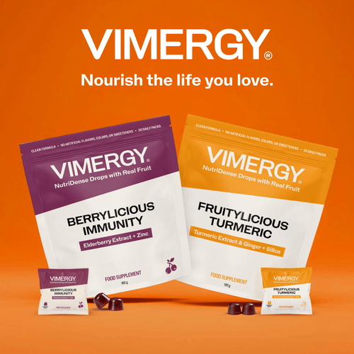 VIMERGY Fruitylicious Turmeric Vitamins Supplement Chewable Drops