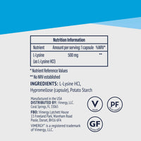 Vimergy Vitamins & Supplements L-Lysine