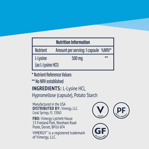 Vimergy Vitamins & Supplements L-Lysine