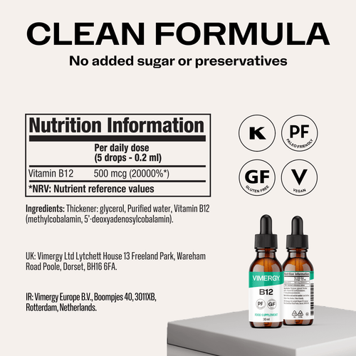 Vimergy Vitamins & Supplements Organic Liquid B12