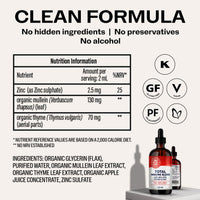 Vimergy Vitamins & Supplements Organic Liquid Total Immune Blend*|type_supplement_facts