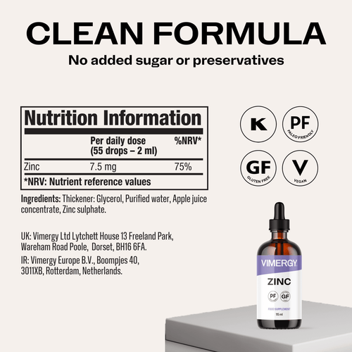 Vimergy Vitamins & Supplements Organic Liquid Zinc