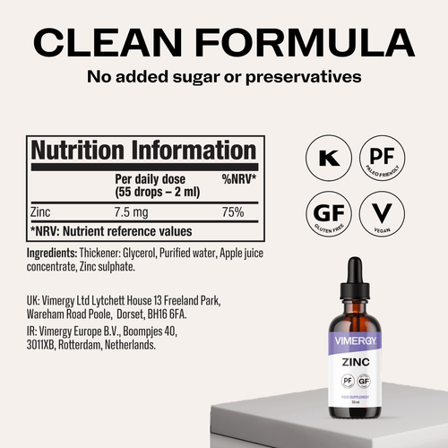 Vimergy Vitamins & Supplements Organic Liquid Zinc