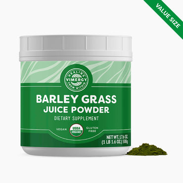 Vimergy Vitamins & Supplements Value Organic Barley Grass Juice Powder