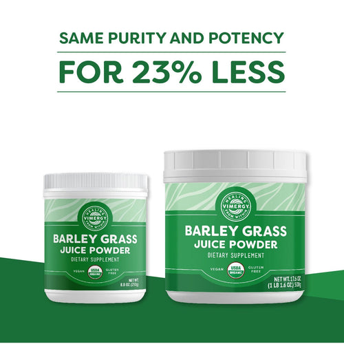 Vimergy Vitamins & Supplements Organic Barley Grass Juice Powder