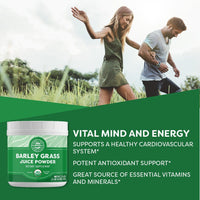 Vimergy Vitamins & Supplements Organic Barley Grass Juice Powder
