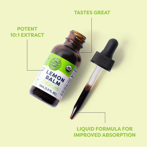Vimergy Vitamins & Supplements Organic Liquid Lemon Balm