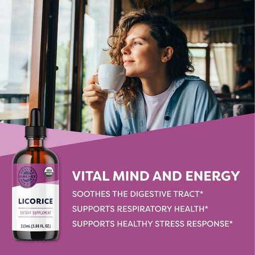 Vimergy Vitamins & Supplements Organic Liquid Licorice