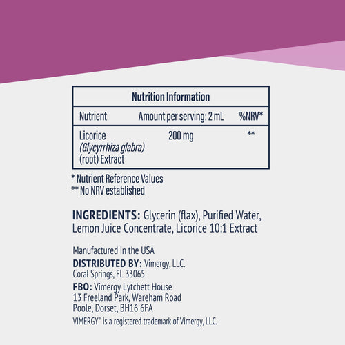 Vimergy Vitamins & Supplements Organic Liquid Licorice|type_supplement_facts