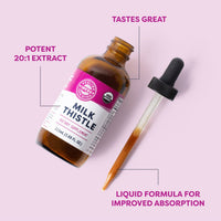 Vimergy Vitamins & Supplements Organic Liquid Milk Thistle