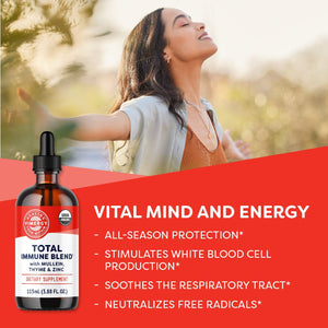 Vimergy Vitamins & Supplements Organic Liquid Total Immune Blend*