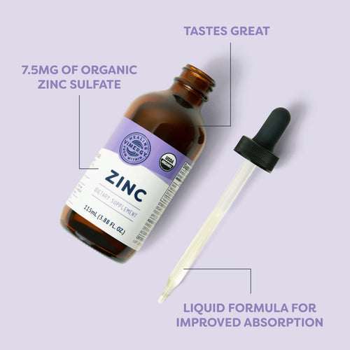 Vimergy Vitamins & Supplements Organic Liquid Zinc