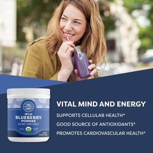 Vimergy Vitamins & Supplements Organic Wild Blueberry Powder