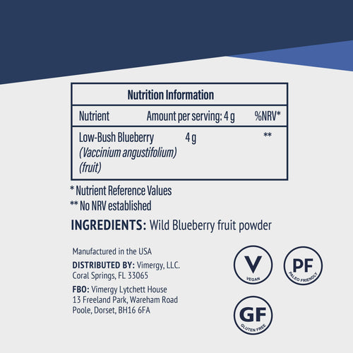 Vimergy Vitamins & Supplements Organic Wild Blueberry Powder