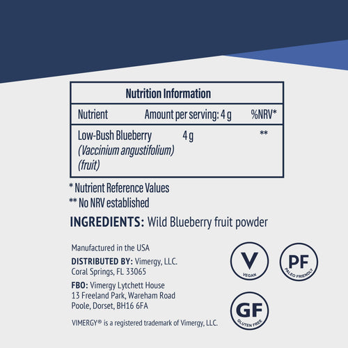 Vimergy Vitamins & Supplements Organic Wild Blueberry Powder