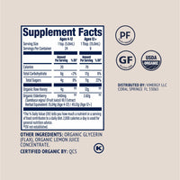 Vimergy Vitamins & Supplements Soothe Wise* Elderberry & Raw Honey Syrup