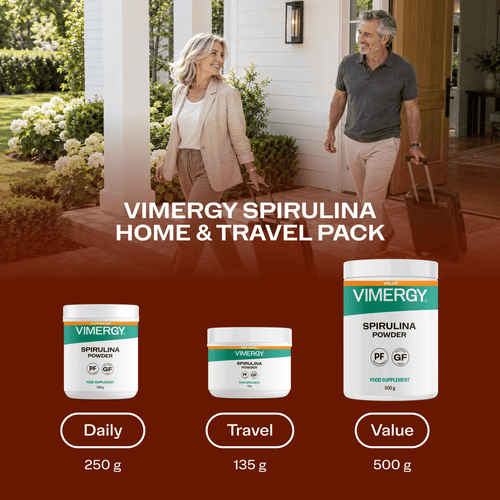 Spirulina Powder Home & Travel Kit