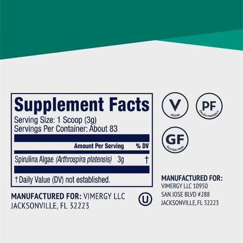 Vimergy Vitamins & Supplements Spirulina Powder