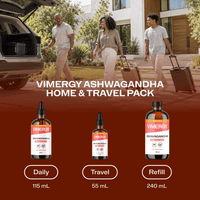 USDA Organic Liquid Ashwagandha* Home & Travel Kit