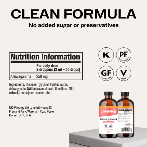 Vimergy Vitamins & Supplements Organic Liquid Ashwagandha*
