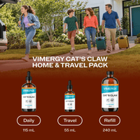 USDA Organic Liquid Cat's Claw Home & Travel Kit