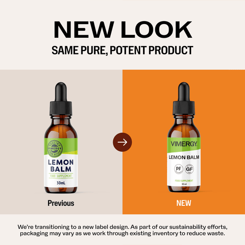 VIMERGY Vitamins & Supplements Organic Liquid Lemon Balm