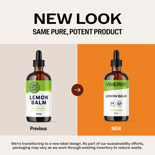 VIMERGY Vitamins & Supplements Organic Liquid Lemon Balm