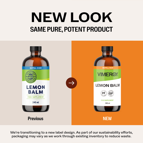 VIMERGY Vitamins & Supplements Organic Liquid Lemon Balm