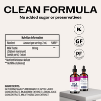 VIMERGY Vitamins & Supplements Organic Liquid Milk Thistle