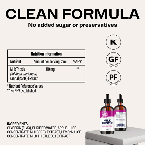 VIMERGY Vitamins & Supplements Organic Liquid Milk Thistle