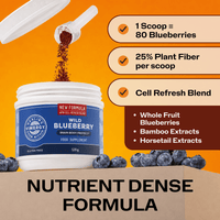 Vimergy Vitamins & Supplements Organic Wild Blueberry Powder
